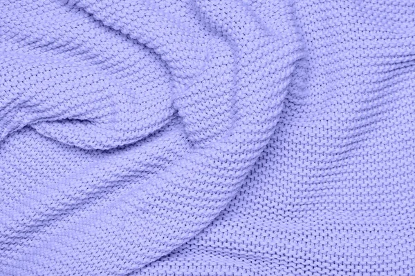 Crumpled Knitted Fabric Background — Photo