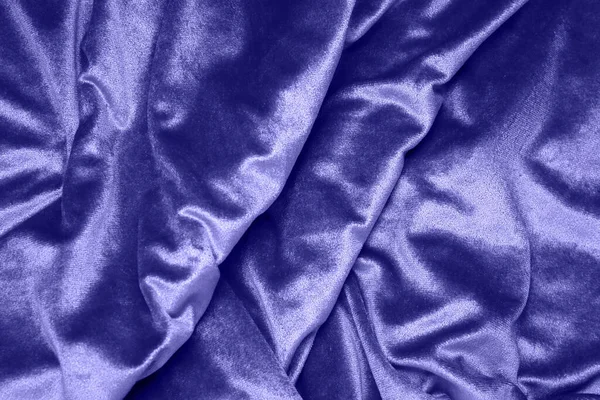 皱褶天鹅绒织物的闭合视图 — 图库照片