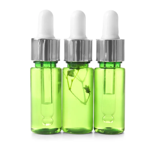 Bottles Healthy Serum Isolated White Background — Stock Photo, Image