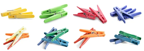 다채로운 Clothespins — 스톡 사진