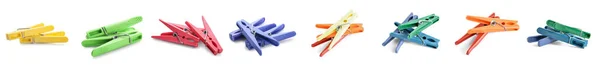 다채로운 Clothespins — 스톡 사진