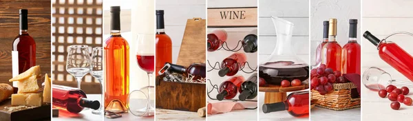 Collection of delicious red wine