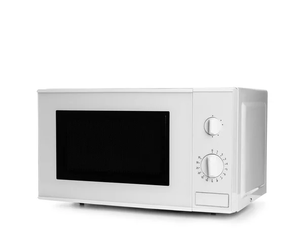 New Modern Microwave Oven White Background — Stock Photo, Image