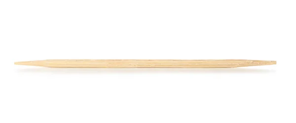 Bamboo Toothpick White Background — Stock Photo, Image