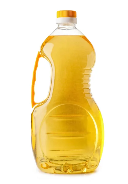 Bottle Oil White Background — Stock Photo, Image