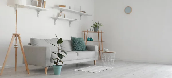 Interior Living Room Stylish Sofa — Stock Photo, Image