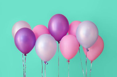 Nane arkaplanda bir sürü balon