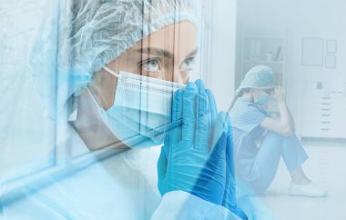 Dua eden genç bir cerrah ve klinikteki kadın doktoru iki kez görmüş.