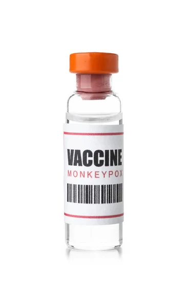 Monkeypox Vaccine White Background — Stock Photo, Image