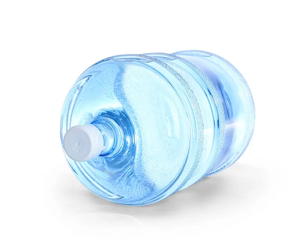 Flasche Sauberes Wasser Isoliert Auf Weiß — Stockfoto