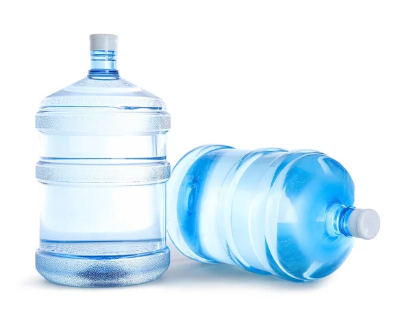 白に隔離されたきれいな水のボトル — ストック写真