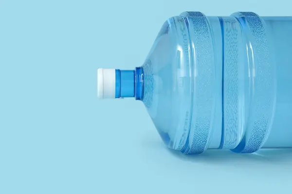 Bottle Clean Water Light Blue Background — Stock Photo, Image