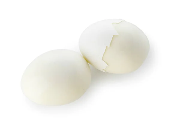 Tasty Chicken Eggs Isolated White Background — Stockfoto