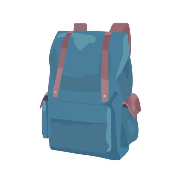 Beyaz arkaplanda gezgin çantası