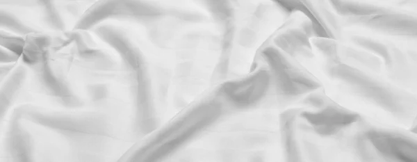 White Bed Sheet Background — Stock Photo, Image