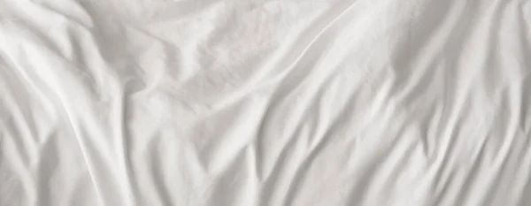 White Bed Sheet Background — Zdjęcie stockowe