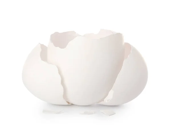 Egg Shells Isolated White Background — Stock Photo, Image