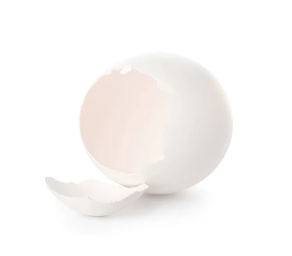 Egg Shell Isolated White Background — Stock Photo, Image
