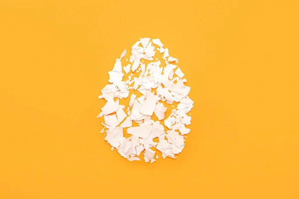 Egg Made Shells Color Background — Foto de Stock