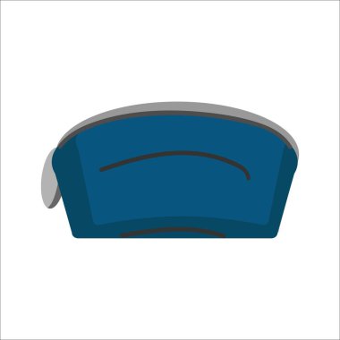 Mavi Kalem dava beyaz arka plan üzerinde