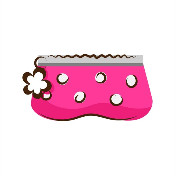 Pink Pencil Case White Background — Stockový vektor