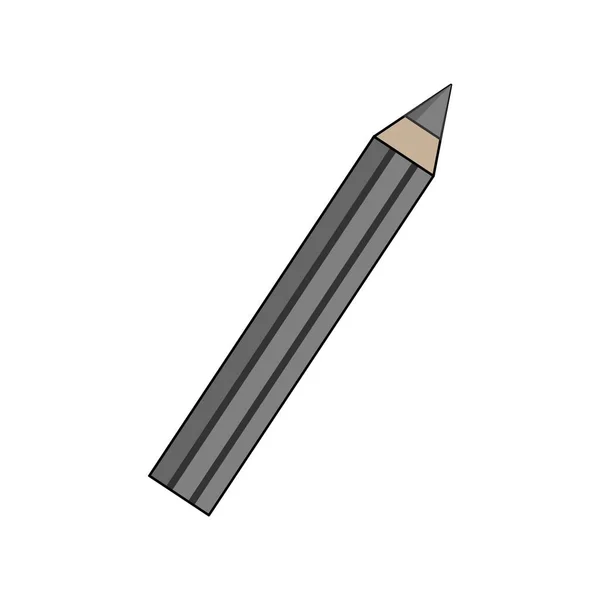 白を基調とした普通の鉛筆 — ストックベクタ