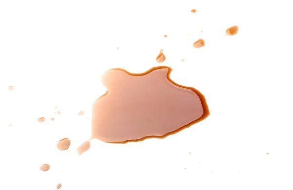 Drops Soy Sauce White Background — Stok fotoğraf
