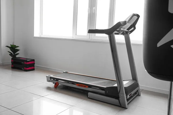 Modern Treadmill Window Gym — ストック写真