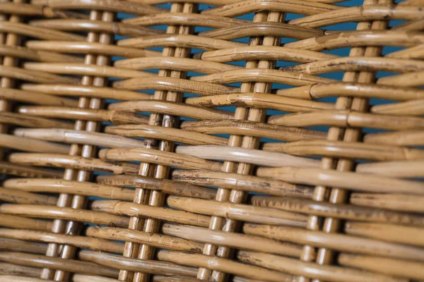 Texture Rattan Armchair Closeup — Foto de Stock