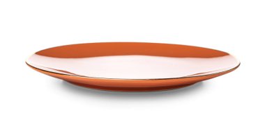 boş seramik plaka üzerinde beyaz izole