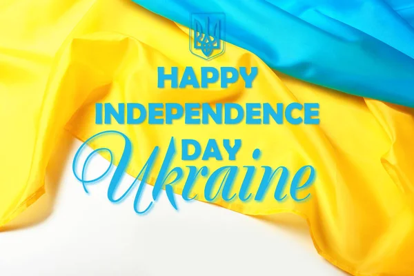 Poster Ukrainian Independence Day Flag Light Background — 스톡 사진