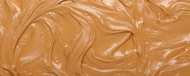 Texture of nut butter as background, closeup