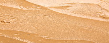 Texture of nut butter as background, closeup