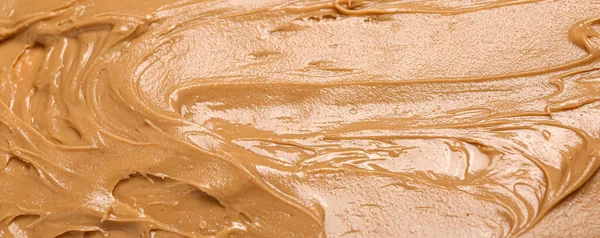 Texture Nut Butter Background Closeup — Stock Photo, Image