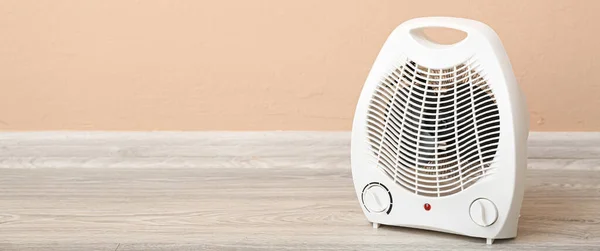 Electric Fan Heater Floor Banner Design — Zdjęcie stockowe