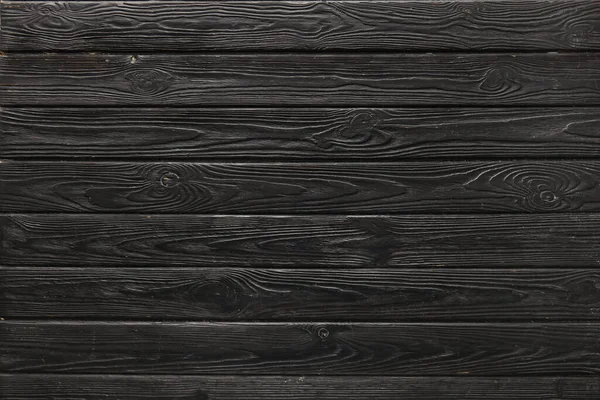 Black Wooden Boards Background — 图库照片