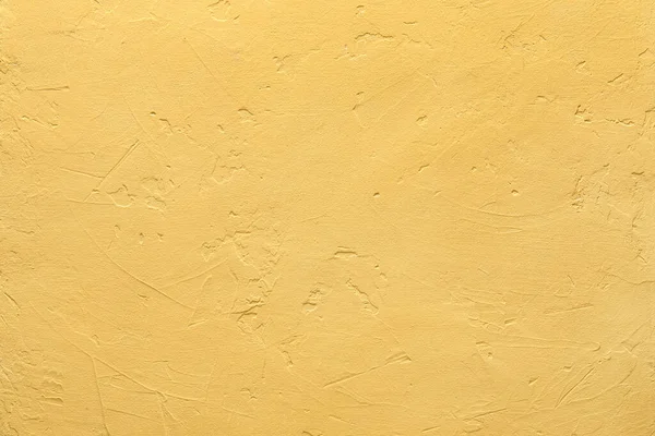 Yellow Cement Wall Background Closeup — Fotografia de Stock