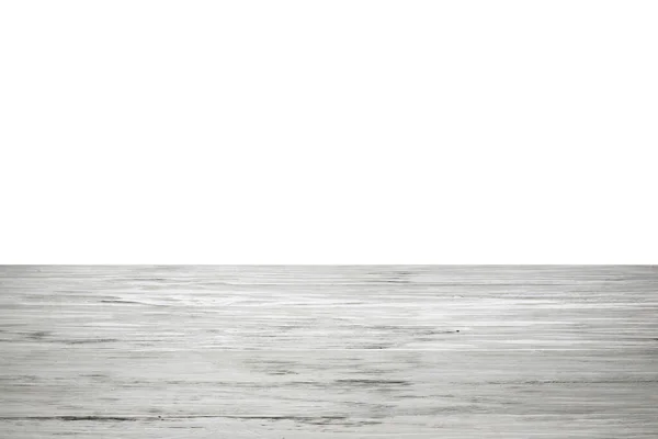 Empty Grey Wooden Surface White Background — Stock Photo, Image