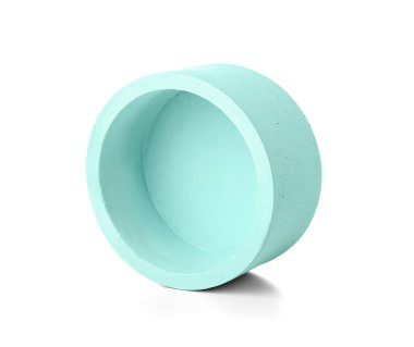 Decorative podium on white background