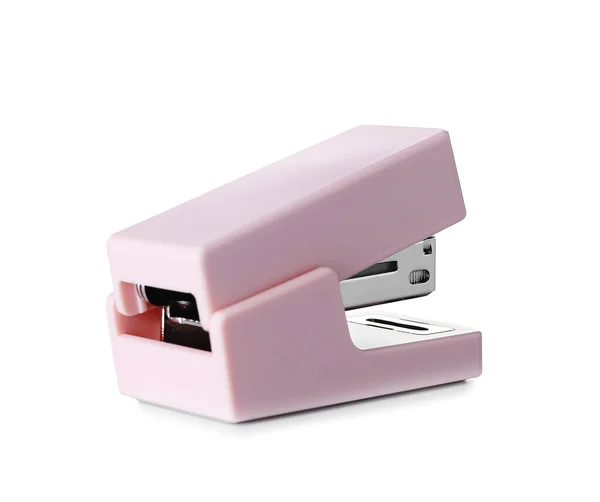 Modern Pink Stapler White Background — Stock Fotó