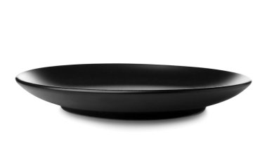 boş seramik plaka üzerinde beyaz izole