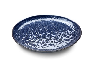 boş seramik plaka üzerinde beyaz izole