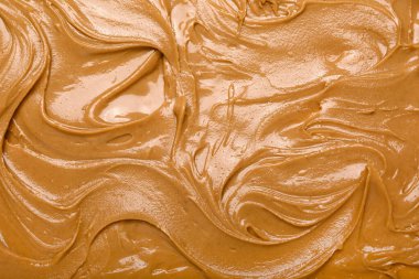 Texture of nut butter as background, closeup