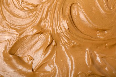 Texture of nut butter as background, closeup