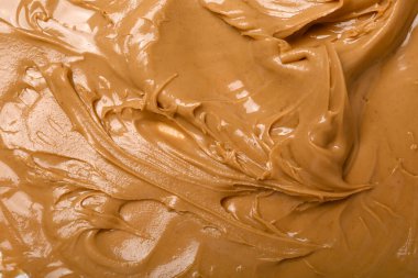 Texture of nut butter as background, closeup