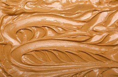 Texture of nut butter as background, closeup