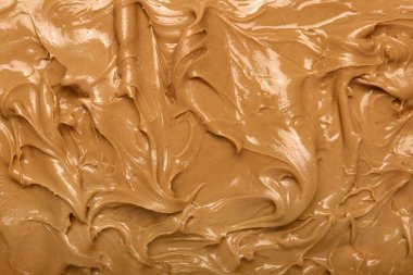 Texture of nut butter as background, closeup