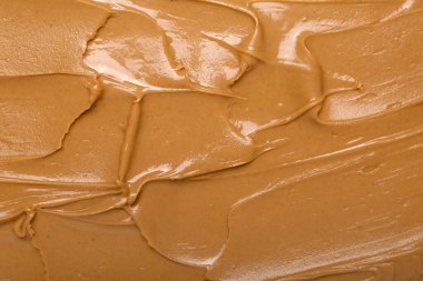 Texture of nut butter as background, closeup