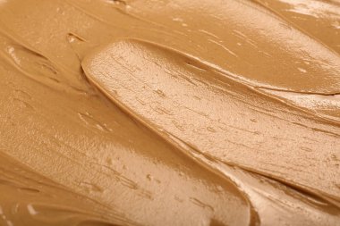 Texture of nut butter as background, closeup