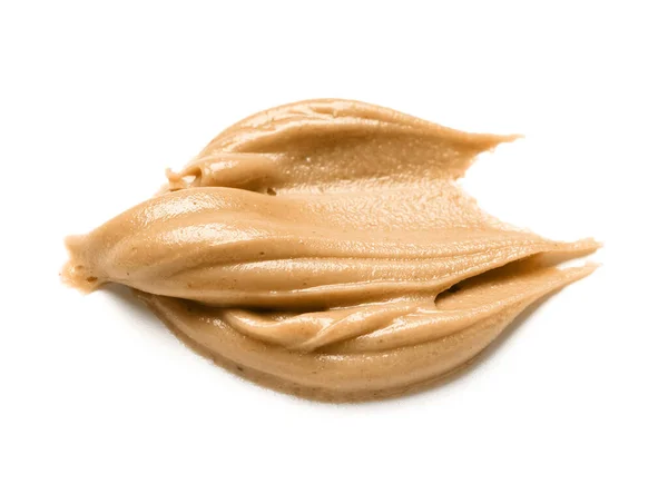 Stroke Nut Butter White Background — Stock Photo, Image